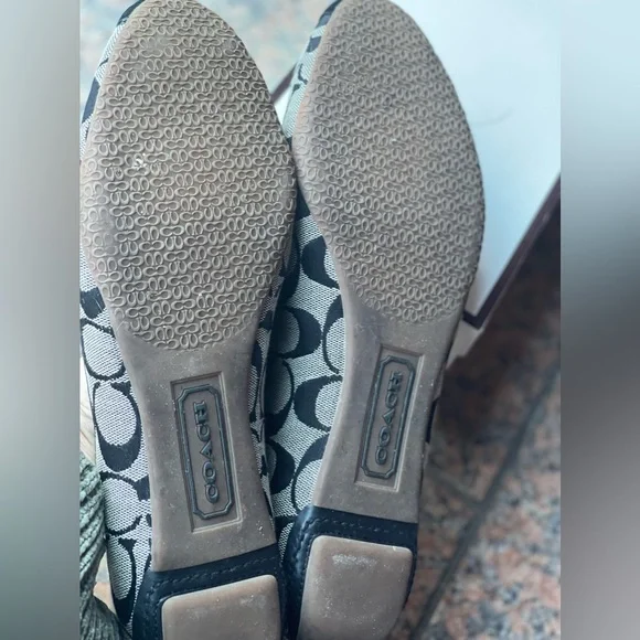 Coach Vintage Signature Judey Mary Jane Ballet Flat Black - Picture 11 of 13